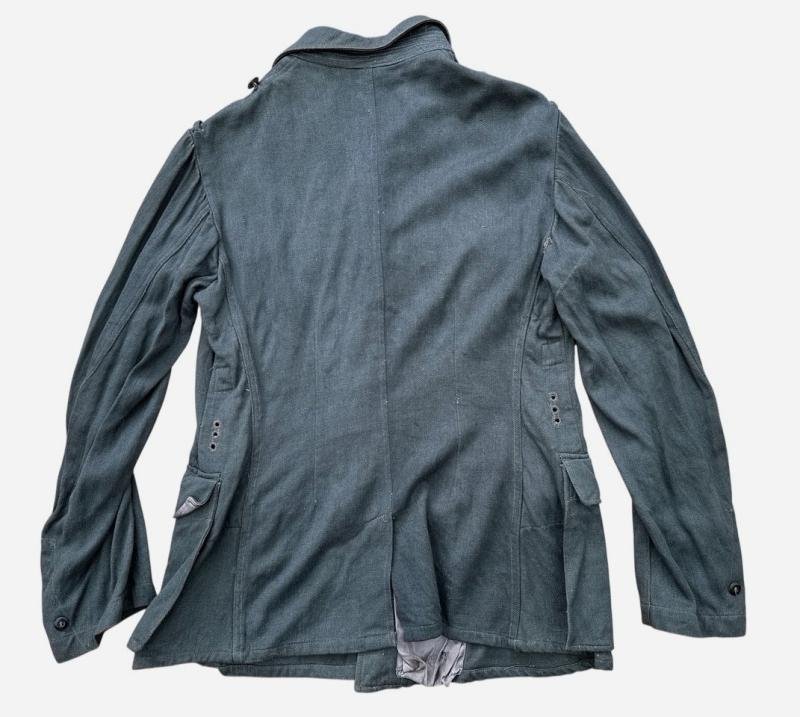 Luftwaffe 'Drillich' (HBT) Green Field Blouse (Feldbluse) — image 17