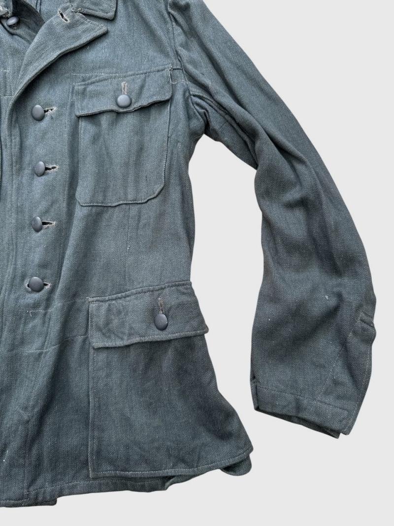 Luftwaffe 'Drillich' (HBT) Green Field Blouse (Feldbluse) — image 6