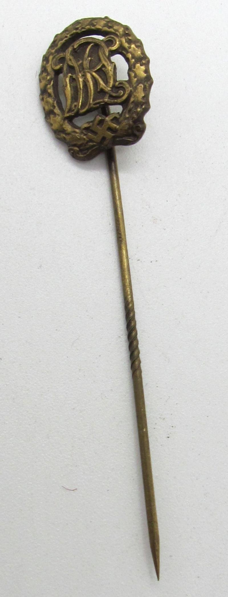 DRL in Bronze miniature sports badge (Wernstein Jena) — image 2