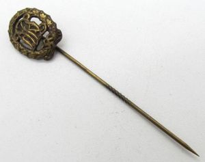 DRL in Bronze miniature sports badge (Wernstein Jena)