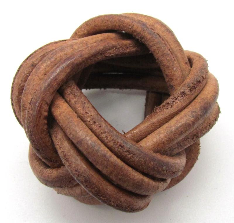 Hitler Youth Leather Knot (HJ Neckerchief Slide) — image 2