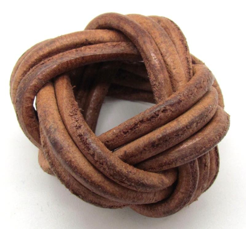 Hitler Youth Leather Knot (HJ Neckerchief Slide) — image 3