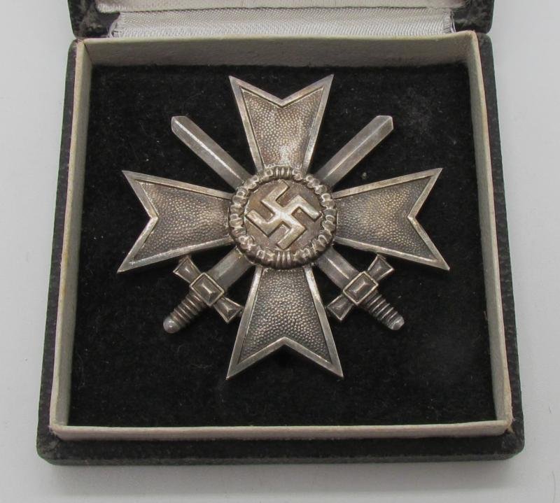 War Merit cross (KVK) first class '1' in Case — image 4