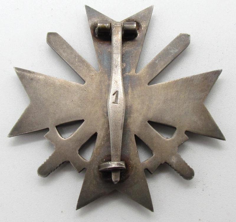 War Merit cross (KVK) first class '1' in Case — image 9