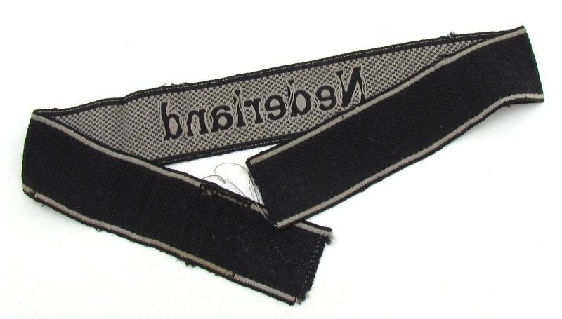 Waffen-SS BeVo 'Nederland' Cufftitle — image 11