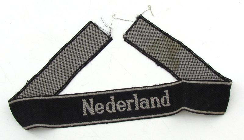 Waffen-SS BeVo 'Nederland' Cufftitle — image 13