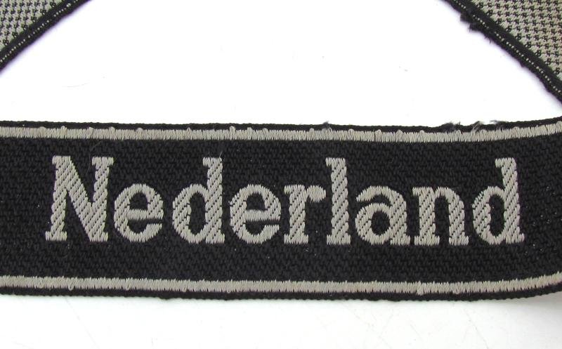Waffen-SS BeVo 'Nederland' Cufftitle — image 14