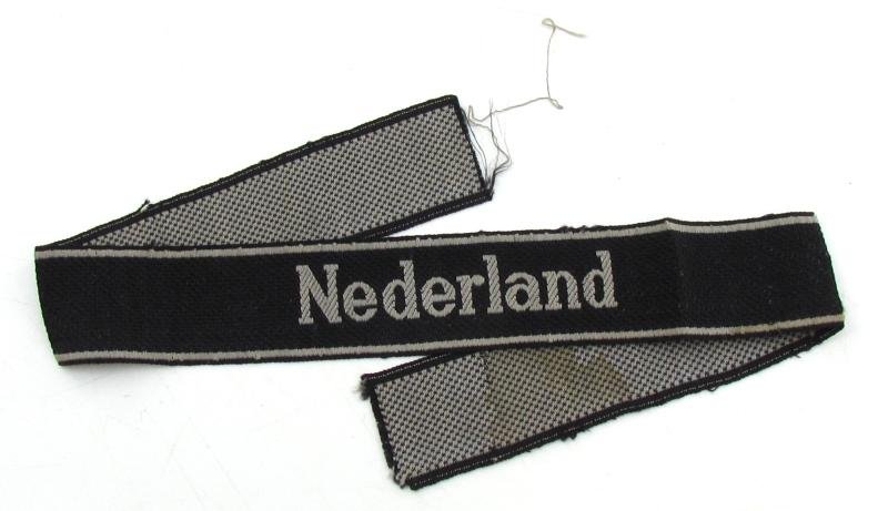 Waffen-SS BeVo 'Nederland' Cufftitle — image 15