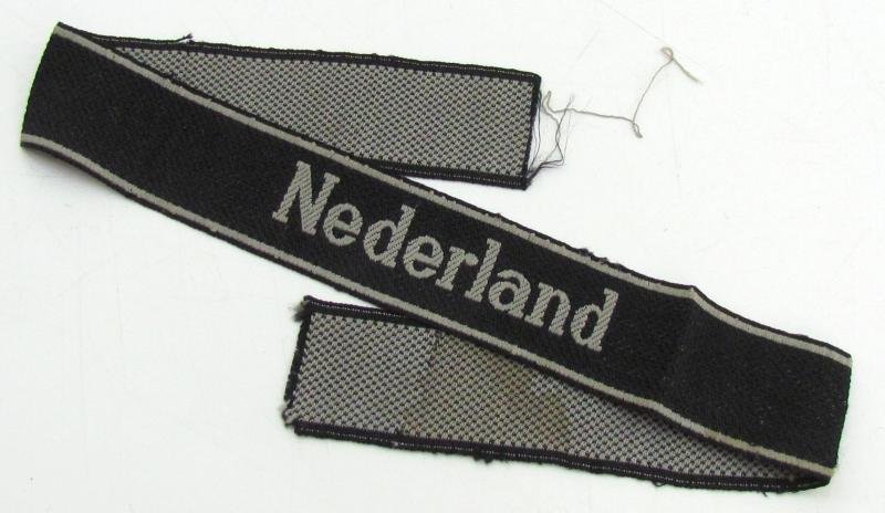Waffen-SS BeVo 'Nederland' Cufftitle — image 16
