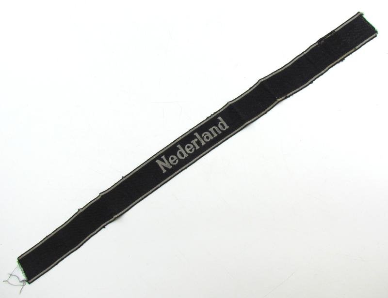Waffen-SS BeVo 'Nederland' Cufftitle — image 2