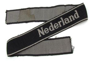 Waffen-SS BeVo 'Nederland' Cufftitle