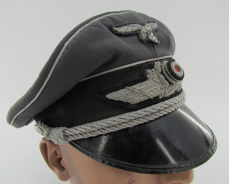 Luftwaffe officer visor cap 'Schirmmütze' — image 3