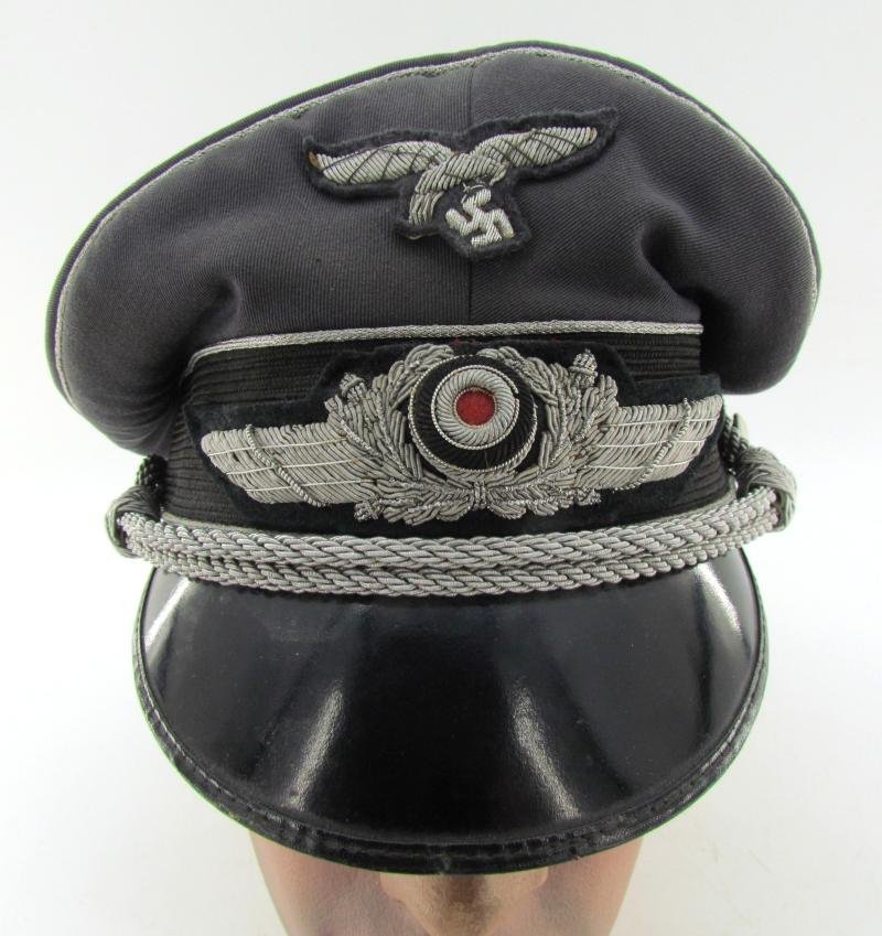 Luftwaffe officer visor cap 'Schirmmütze' — image 4