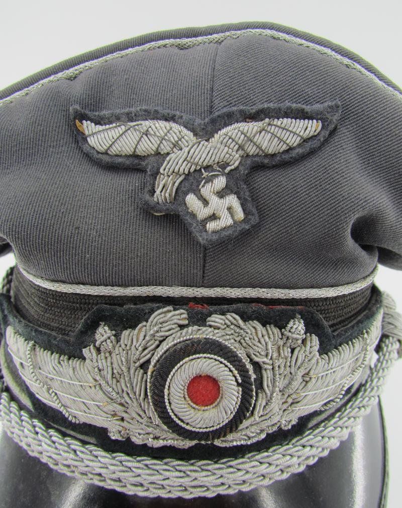 Luftwaffe officer visor cap 'Schirmmütze' — image 5