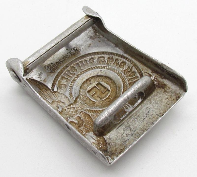 Waffen-SS Aluminum belt buckle by SS 36/39 RZM — image 6