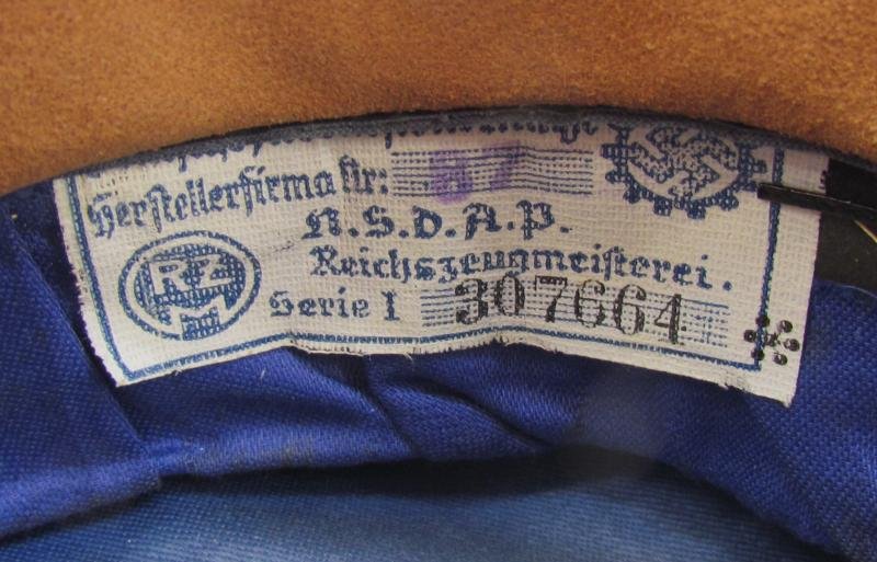 German DAF 'Deutsche Arbeitsfront' visor cap with RZM Label — image 15