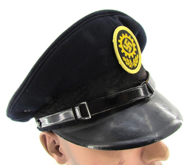 German DAF 'Deutsche Arbeitsfront' visor cap with RZM Label — image 3