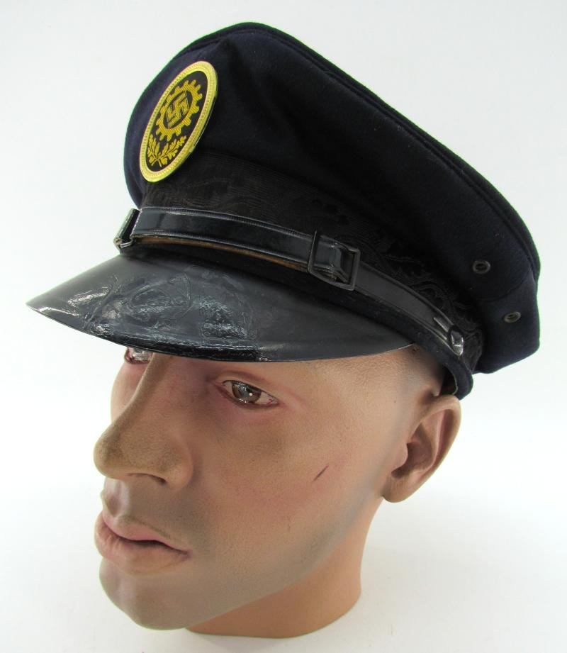 German DAF 'Deutsche Arbeitsfront' visor cap with RZM Label — image 8