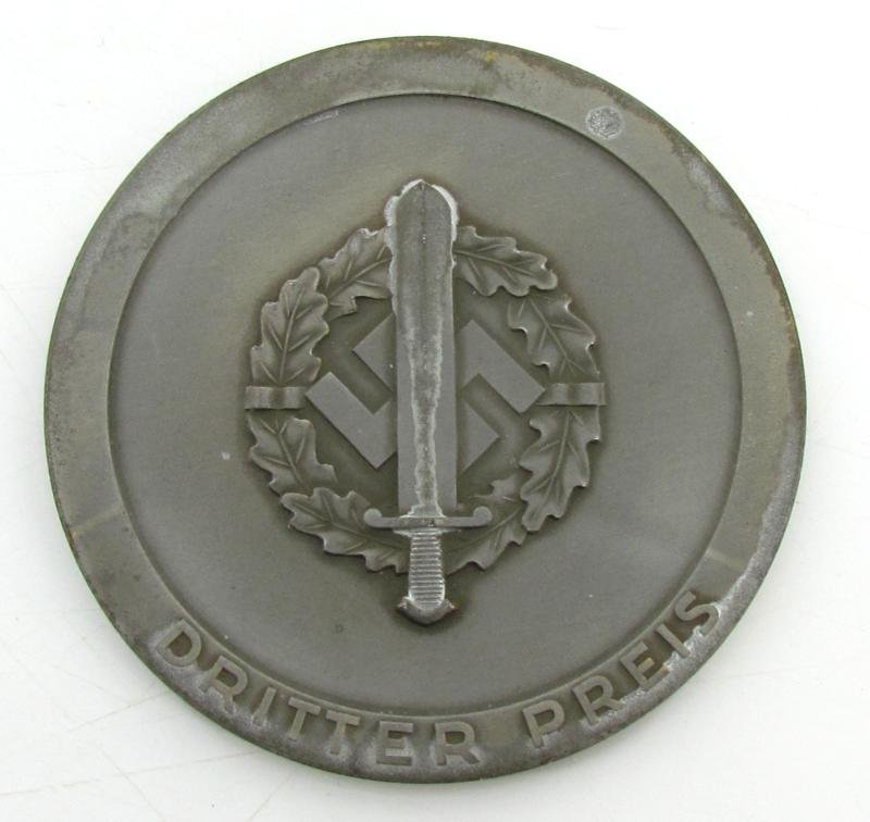 SA Reichswettkämpfe Berlin 1939 Prize Plaque (Third Prize) — image 4