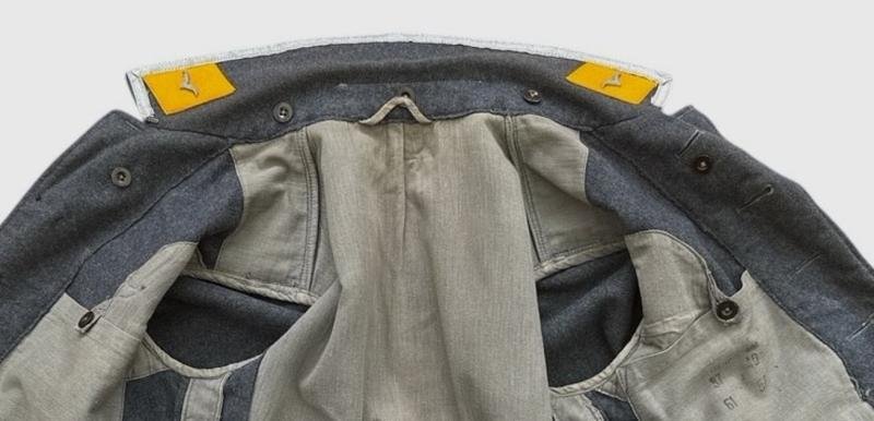 Luftwaffe Pilot/Fallschirmjäger Fliegerbluse – Unteroffizier (Officer Candidate), — image 12