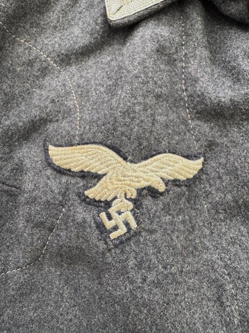 Luftwaffe Pilot/Fallschirmjäger Fliegerbluse – Unteroffizier (Officer Candidate), — image 7