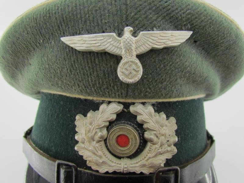 Wehrmacht EM/NCO Visor Cap (Heer Infantry) – 1937 — image 10