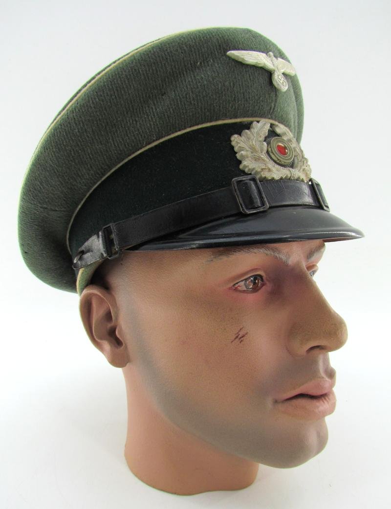 Wehrmacht EM/NCO Visor Cap (Heer Infantry) – 1937 — image 2