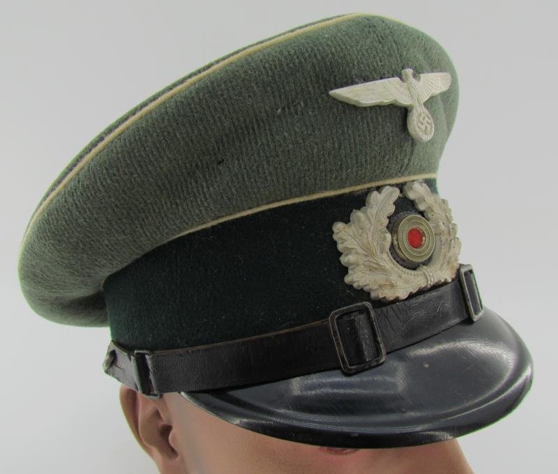 Wehrmacht EM/NCO Visor Cap (Heer Infantry) – 1937 — image 3