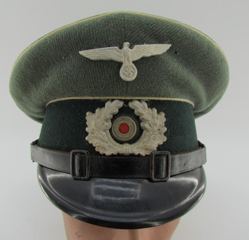 Wehrmacht EM/NCO Visor Cap (Heer Infantry) – 1937 — image 9