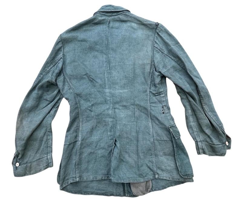 Wehrmacht ( Heer ) 'Drillich' (HBT) M42 Field Blouse (Feldbluse) — image 12