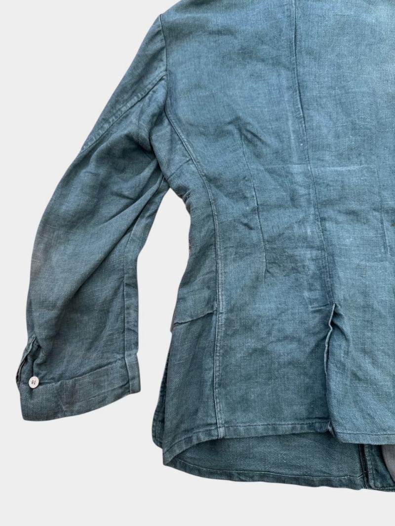 Wehrmacht ( Heer ) 'Drillich' (HBT) M42 Field Blouse (Feldbluse) — image 13