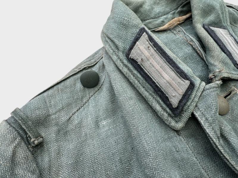 Wehrmacht ( Heer ) 'Drillich' (HBT) M42 Field Blouse (Feldbluse) — image 2