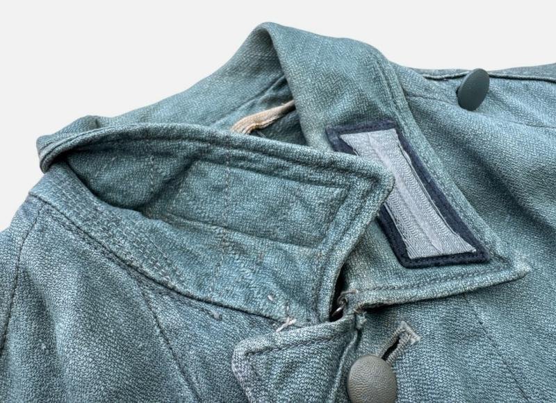 Wehrmacht ( Heer ) 'Drillich' (HBT) M42 Field Blouse (Feldbluse) — image 3