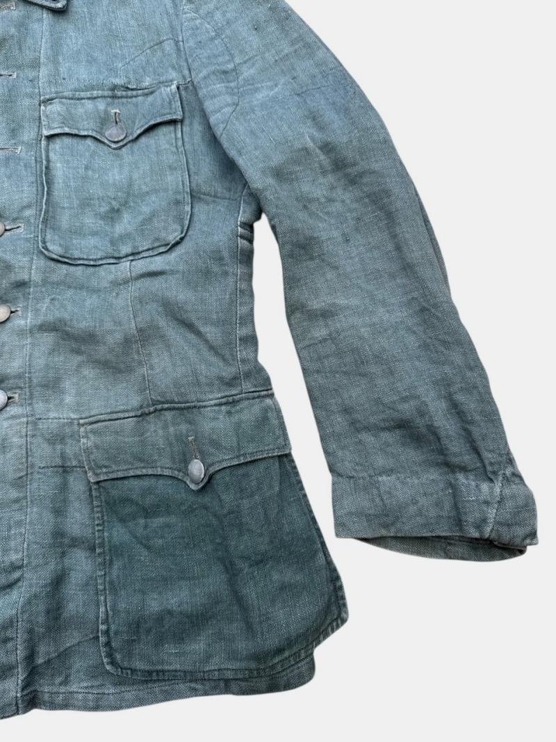 Wehrmacht ( Heer ) 'Drillich' (HBT) M42 Field Blouse (Feldbluse) — image 6