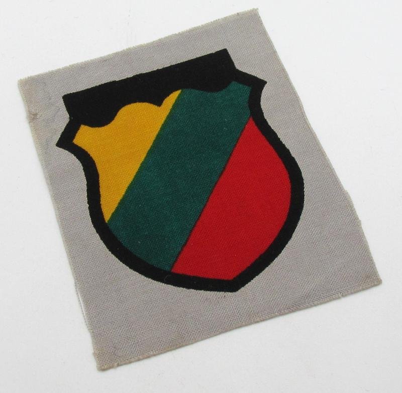 Wehrmacht ( Heer ) Printed 'Lithuanian' Volunteer Sleeve — image 8