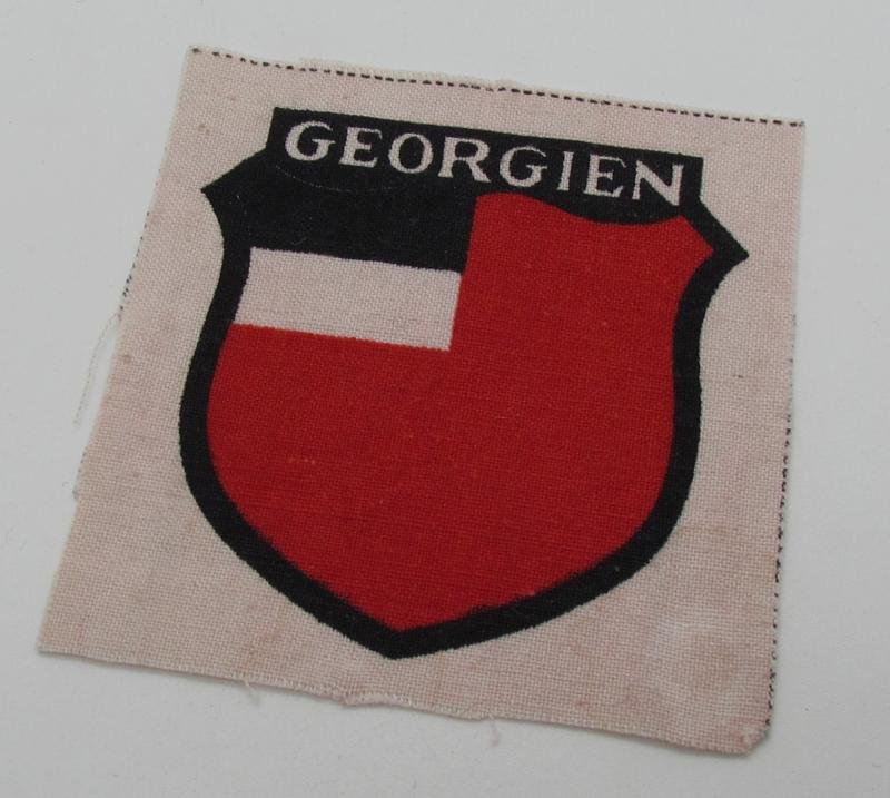 Wehrmacht ( Heer ) Printed 'Georgien' Volunteer Sleeve — image 8