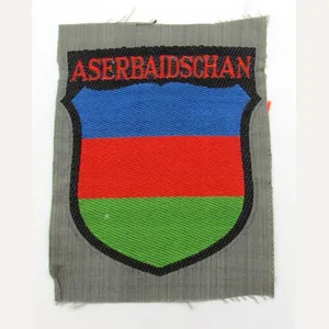 Wehrmacht ( Heer ) BeVo 'Aserbaidschan' Volunteer Sleeve Shield
