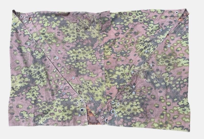 Waffen SS Oak Shelter Quarter ( Zeltbahn ) in used condition — image 17