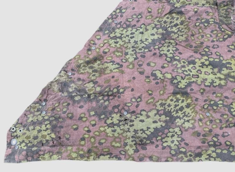 Waffen SS Oak Shelter Quarter ( Zeltbahn ) in used condition — image 2