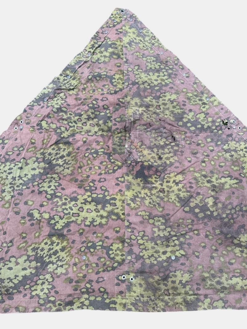 Waffen SS Oak Shelter Quarter ( Zeltbahn ) in used condition — image 4