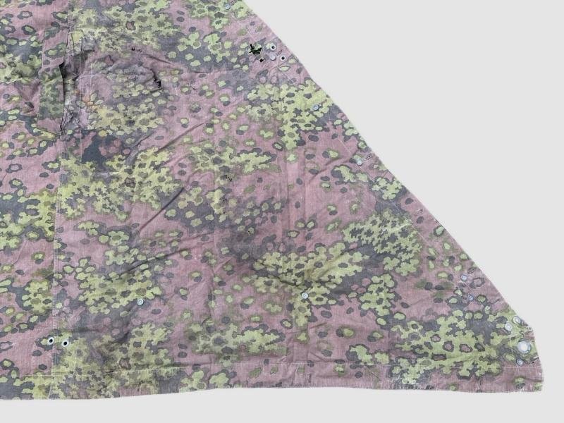 Waffen SS Oak Shelter Quarter ( Zeltbahn ) in used condition — image 8