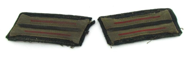 Wehrmacht ( Heer ) Panzerjäger Collar Tabs — image 11