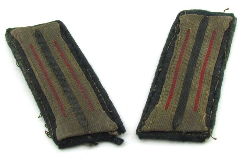 Wehrmacht ( Heer ) Panzerjäger Collar Tabs — image 3