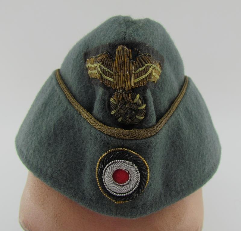2x Kriegsmarine Coastal Artillery Officer's Overseas Cap — image 10