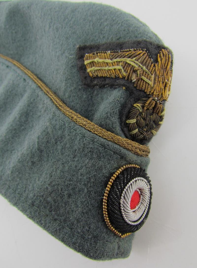 2x Kriegsmarine Coastal Artillery Officer's Overseas Cap — image 18