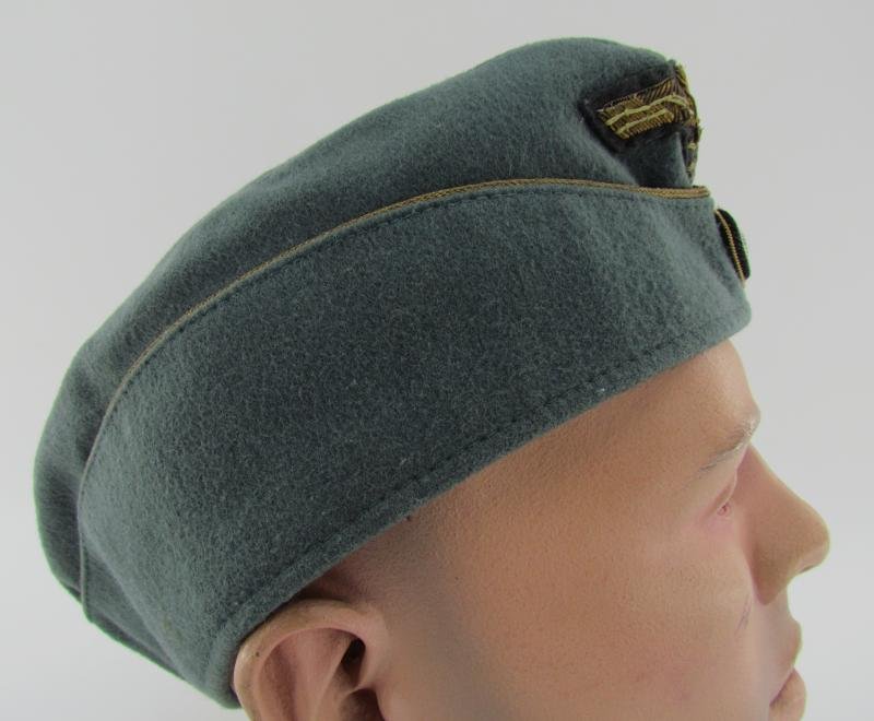 2x Kriegsmarine Coastal Artillery Officer's Overseas Cap — image 4
