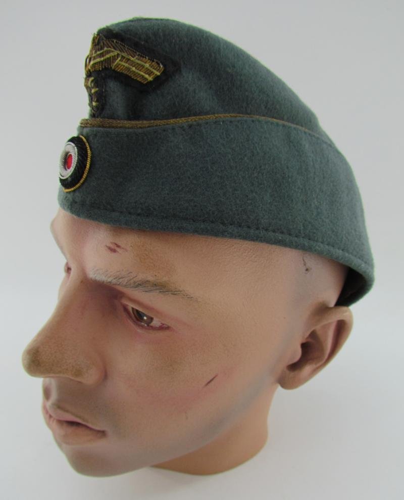 2x Kriegsmarine Coastal Artillery Officer's Overseas Cap — image 7