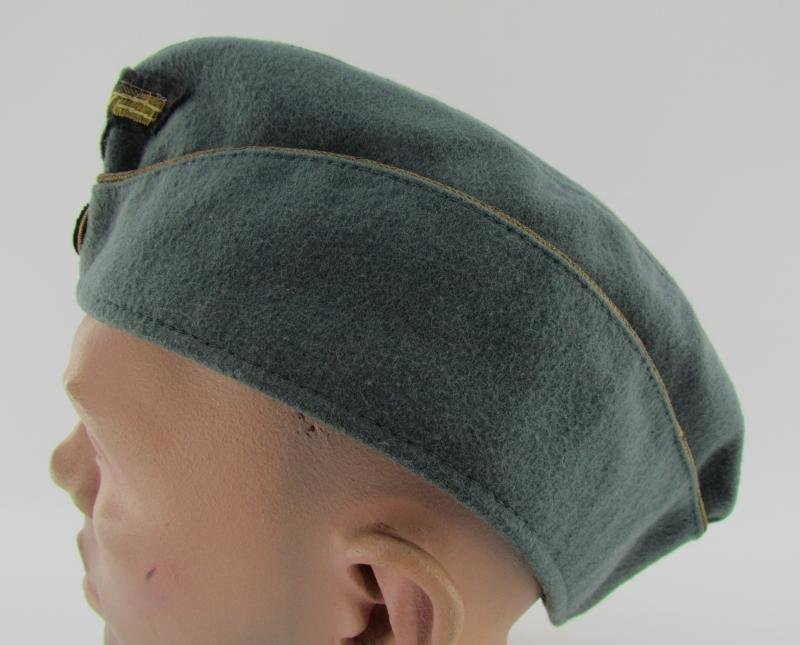 2x Kriegsmarine Coastal Artillery Officer's Overseas Cap — image 9