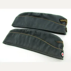 2x Kriegsmarine Coastal Artillery Officer's Overseas Cap