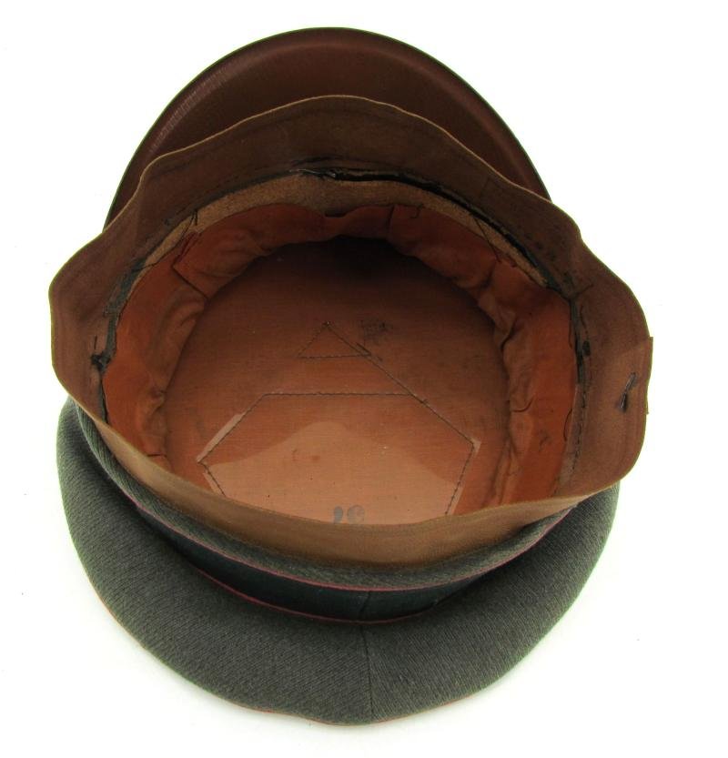 Wehrmacht Heer Panzer EM/NCO Visor Cap (Schirmmütze) – G. Teufel Sohn, 1937 — image 11